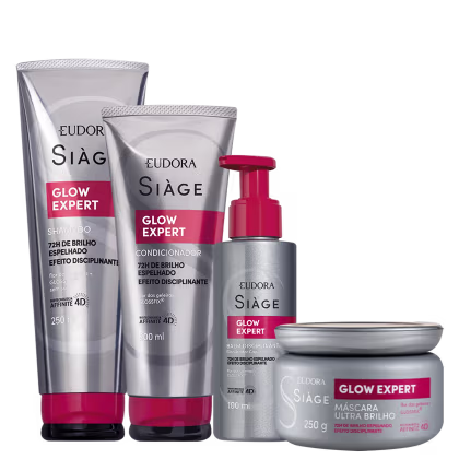 Imagem do produto Kit Eudora Siàge Glow Expert Quarteto (4 Produtos)