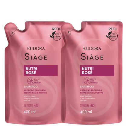 Imagem do produto Kit Eudora Siàge Nutri Rosé Refil (2 Produtos)