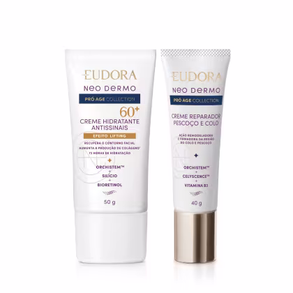 Imagem do produto Kit Eudora Neo Dermo Pró Age Collection 60+ & Creme Reparador Pescoço e Colo (2 Produtos)