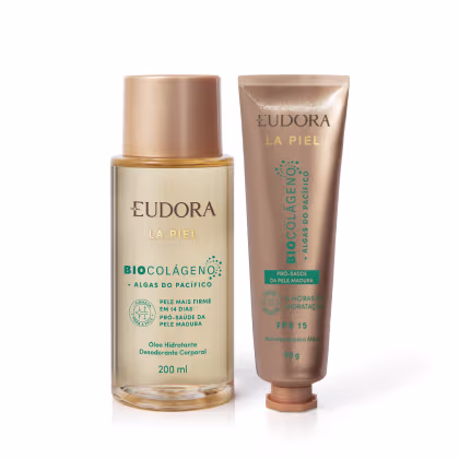 Imagem do produto Kit Eudora La Piel Algas do Pacífico Óleo Hidratante Desodorante Corporal + Hidratante para Mãos (2 Produtos)