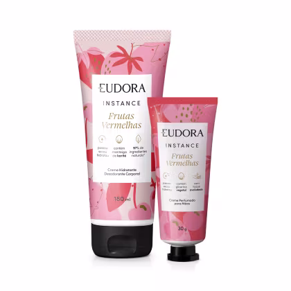 Imagem do produto Combo Instance Frutas Vermelhas: Loção Corporal 180ml + Creme de Mãos 30g