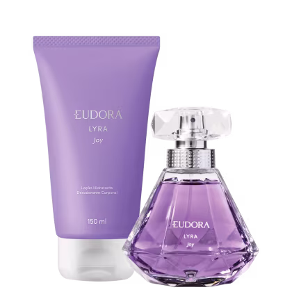 Imagem do produto Conjunto Lyra Joy Eudora Feminino - Desodorante Colônia 75ml + Loção Hidratante Desodorante 150ml