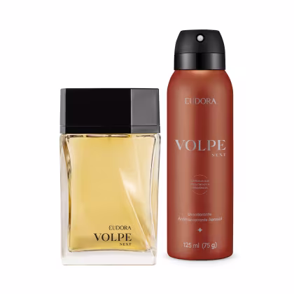 Imagem do produto Combo Eudora Volpe Next: Desodorante Colônia 100ml + Desodorante Antitranspirante Aerosol 125ml/75g