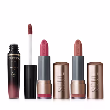 Imagem do produto Combo Batons Nudes Rosados: Rosé Vintage 4g + Rose Único 3,7g + Nude Rosado 3,7g