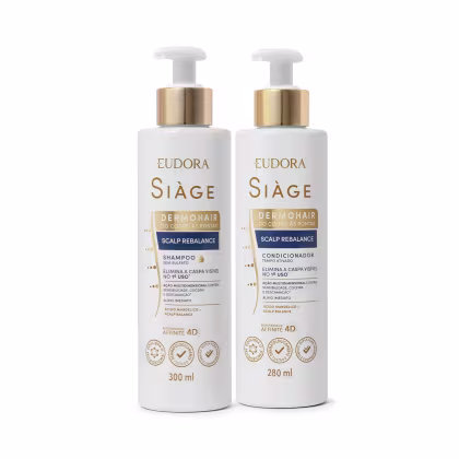 Imagem do produto Kit Eudora Siàge Dermo Hair Scalp Rebalance (2 Produtos)