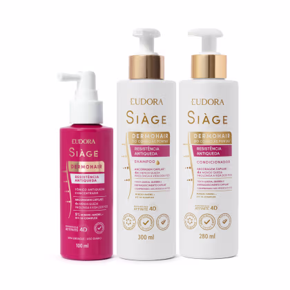 Imagem do produto Kit Eudora Siàge Dermo Hair Antiqueda (3 Produtos)