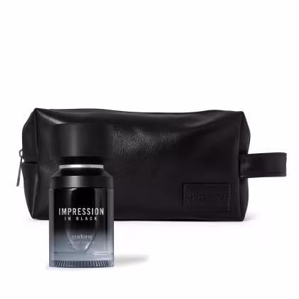 Imagem do produto Combo Impression: Eau de Parfum In Black 100ml + Nécessaire