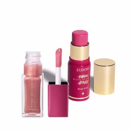 Imagem do produto Combo Niina Secrets: Gloss 7ml + Blush 5g
