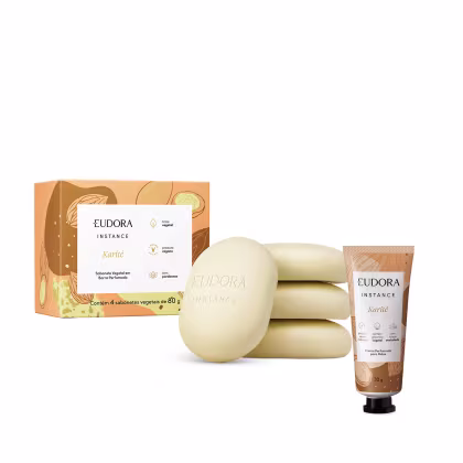 Imagem do produto Combo Instance Karité: Creme para Mãos 30g + Sabonete em Barra 4x80g