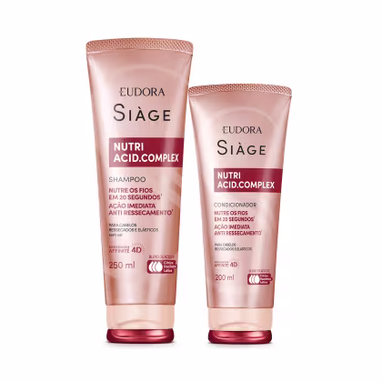 Imagem do produto Kit Eudora Siàge Nutri Acid.Complex Duo (2 Produtos)