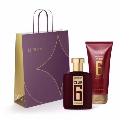 Imagem do produto Combo Club 6 Spotlight presente: Desodorante Colônia 95ml + Loção Hidratante Corporal 200ml + Sacola