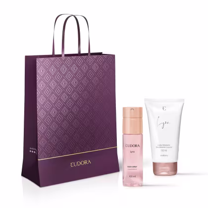 Imagem do produto Combo Lyra Presentear: Loção Hidratante Corporal 150ml + Desodorante Body Spray 100ml + Sacola Eudora