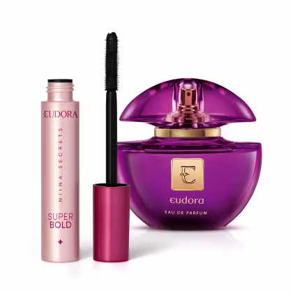 Imagem do produto Combo Niina Secrets: Máscara De Cílios Super Bold 10g + Eau De Parfum Roxinho 75ml