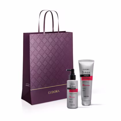 Imagem do produto Combo Presente Siàge Men Estimula o Crescimento: Shampoo 250ml + Tônico Capilar 100ml + Sacola