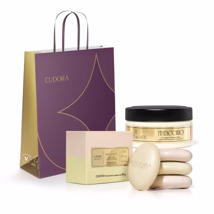 Imagem do produto Combo Instance: Sabonete em Barra 4x80g + Manteiga Corporal Pistacchio 150g + Sacola