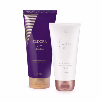 Imagem do produto Combo Loção Corporal Diva Absoluta 200ml + Loção Hidratante Desodorante Corporal Lyra 150ml