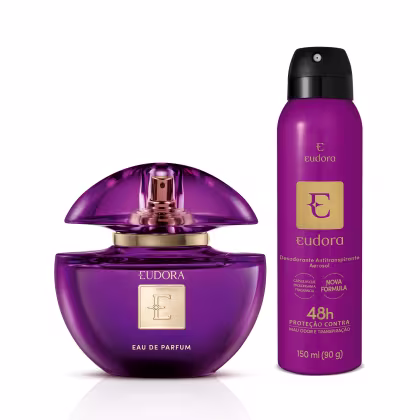 Imagem do produto Combo Eudora: Eau de Parfum 75ml + Desodorante Antitranspirante 150ml