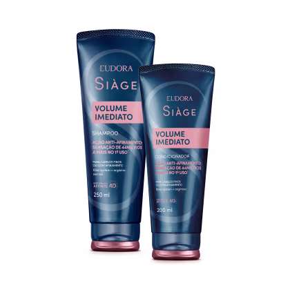 Imagem do produto Combo Siàge Volume Imediato: Shampoo 250ml + Condicionador 200ml