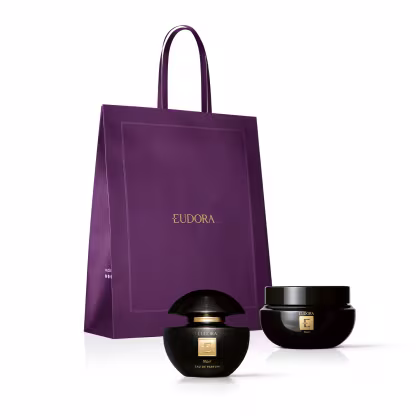 Imagem do produto Combo Presente Eudora Noir: Eau de Parfum 75ml + Creme Hidratante 250g + Sacola
