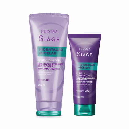 Imagem do produto Combo Siàge Hidratação Micelar: Leave-In 100ml + Condicionador 200ml