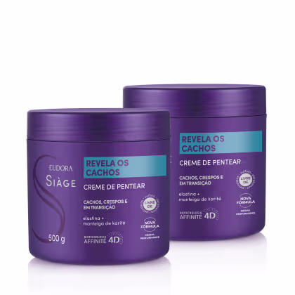 Imagem do produto Combo Duo Siàge Revela Os Cachos: 2 Cremes Para Pentear 500g