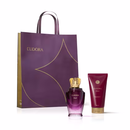 Imagem do produto Combo Eudora Royal Feminino: Desodorante Colônia 100ml + Loção Corporal 150ml + Sacola
