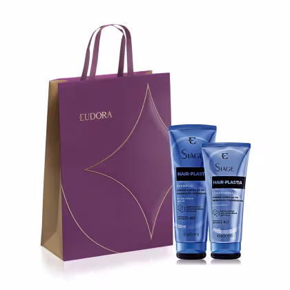 Imagem do produto Combo Siàge Hair-Plastia: Shampoo 250ml + Condicionador 200ml + Sacola