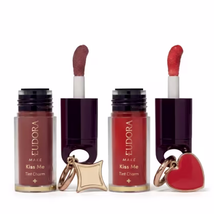 Imagem do produto Combo Kiss Me Tint Charm: Lip Oil Brown 2ml + Lip Oil Red 2ml