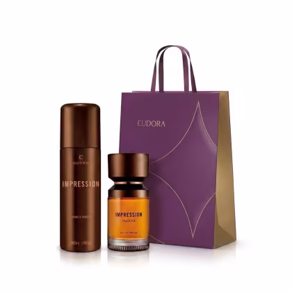 Imagem do produto Combo Impression: Eau de Parfum 100ml + Espuma de Barbear 200ml + Sacola