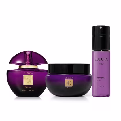 Imagem do produto Combo Eudora Absolu: Eau de Parfum 75ml + Creme Corporal 200g + Body Spray 100ml