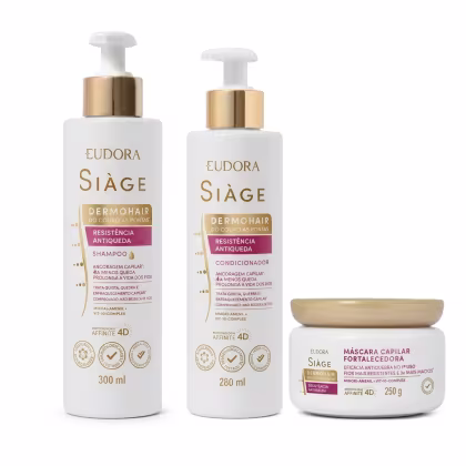 Imagem do produto Combo Siàge Dermo Hair Resistência Antiqueda: Shampoo 300ml + Condicionador 280ml + Máscara 250g