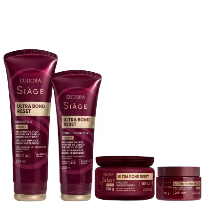 Imagem do produto Kit Eudora Siàge Ultra Bond Reset (4 Produtos)