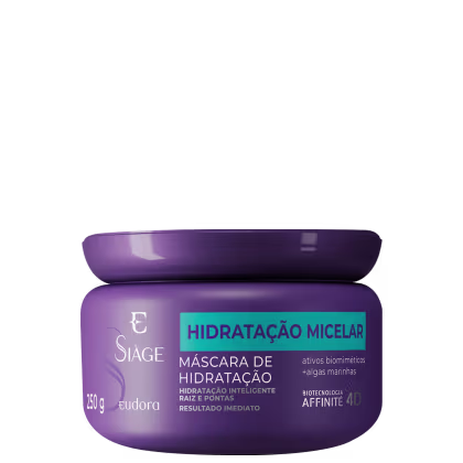 Imagem do produto Eudora Siàge Hidratação Micelar - Máscara Capilar 250g