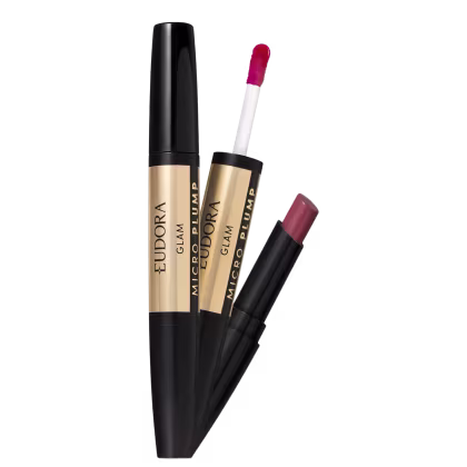 Imagem do produto Eudora Glam Micro Plump Duo Malva Essencial - Batom 1,8g