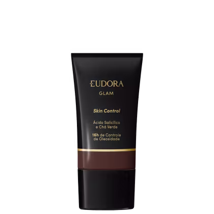 Imagem do produto Eudora Glam Skin Control Cor 100 - Base Líquida 30ml