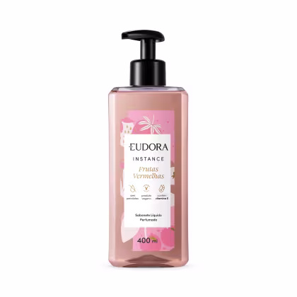 Imagem do produto Eudora Instance Frutas Vermelhas - Sabonete Líquido Perfumado 400ml