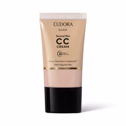 Imagem do produto Eudora Glam Second Skin 0 - CC Cream 30ml