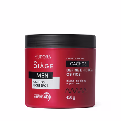 Imagem do produto Eudora Siàge Men Cachos e Crespos para Cachos - Creme para Pentear 450g