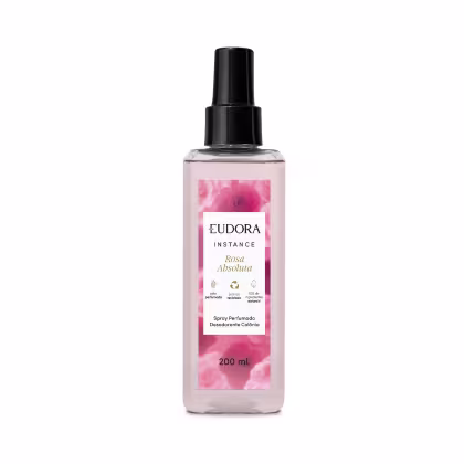 Spray Perfumado Desodorante Colônia Instance Rosa Absoluta 200ml