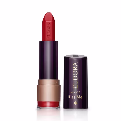 Imagem do produto Batom Hidratante Vermelho Arraso Eudora Make Kiss Me 3,7g