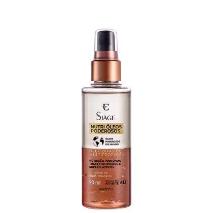 Imagem do produto Eudora Siàge Nutri Óleos Poderosos Bifásico - Óleo Capilar 90ml