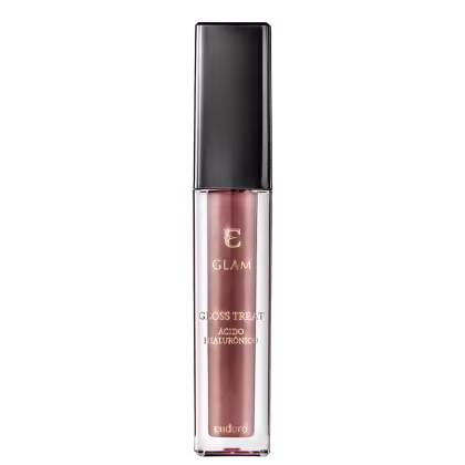 Imagem do produto Eudora Glam Treat Ácido Hialurônico Rosé Natural - Gloss Labial 5,4ml