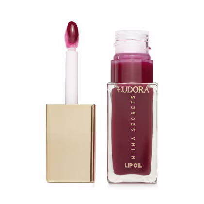 Imagem do produto Lip Oil Shine Flowers Rosa Eterna Niina Secrets 7ml