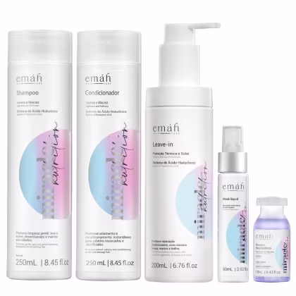 Kit Emáh Miracle Nutrition Day Care 9 com 5 Produtos