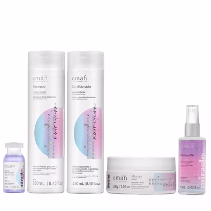 Kit Emáh Miracle Nutrition Day Care 7 com 5 Produtos