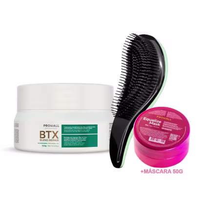 Imagem do produto Blend Repair Prohall Liso Hidrata 300g +Equalize 50g +Escova