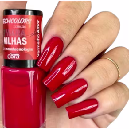 Imagem do produto CORA - Esmalte Coleção 7 Maravilhas - Vermelho Amor - 10ml