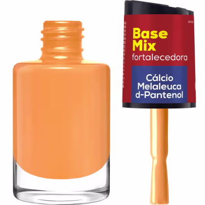 Base para Unhas Cora Brasil Base Mix Fortalecedora, 10ml.