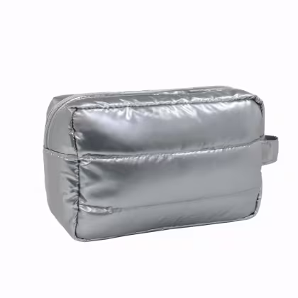 Imagem do produto Fino Necessaire Metalizada Prata