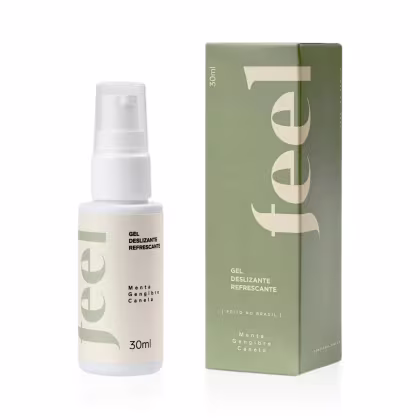 Imagem do produto Gel Deslizante Refrescante Feminino Vegano Natural Feel 30ml